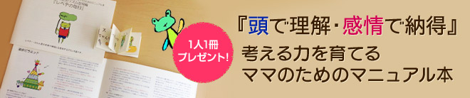 『頭で理解・感情で納得』考える力を育てるママのためのマニュアル本
